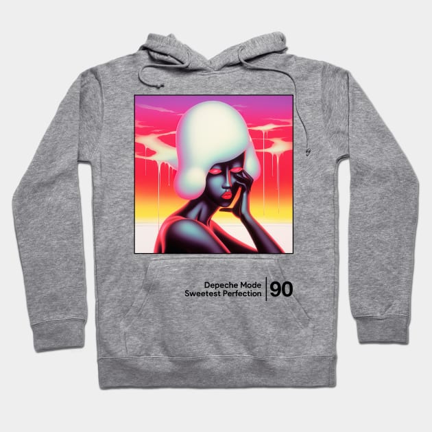 Sweetest Perfection - Minimalist Graphic Design Artwork Hoodie by saudade